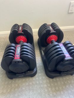 Pair of Adjustable Dumbbells 10-90 lbs.