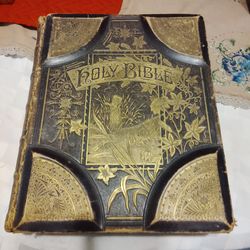 19th Century Illustrated Explanatory Family Bible