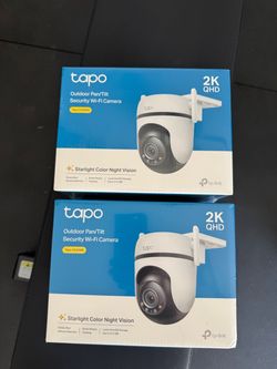 Pan/Tilt 2K QHD IP66 Outdoor Security Camera, Tapo C520WS