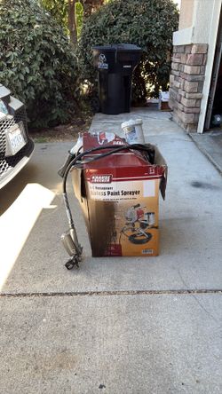 Airless paint sprayer use only one time works perfect. Excellent excellent condition.