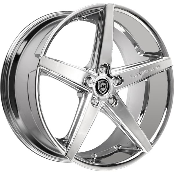 20" STAGGERED LEXANI R-FOUR CHROME RIMS