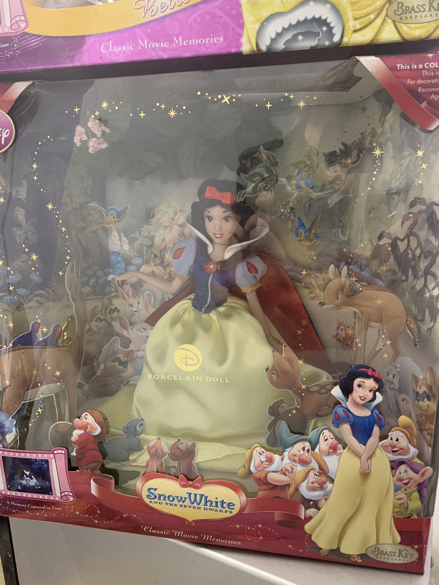 Glass Disney Snow White Doll 