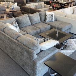 Large Grey Sectional 
