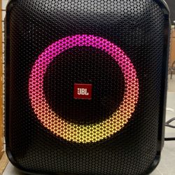 JBL Partybox Essential Portable Bluetooth Party Bluetooth Wireless Speaker Rugged Waterproof Dustproof Bass Boost Music Sound Audio Podcast