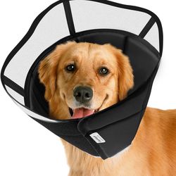 Brand New Soft Dog Cone for Dogs After Surgery, Breathable Pet Recovery Collar for Large Medium Small Dogs and Cats