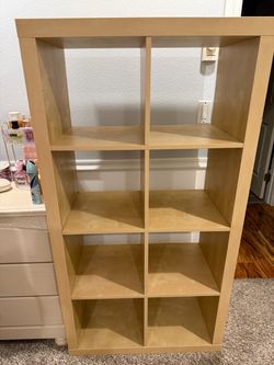IKEA - Shelf unit, white stained oak effect, 30 1/8x57 5/8 "