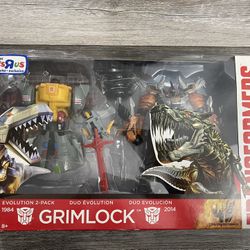 Transformers Grimlock Evolution 2 Pack Figures