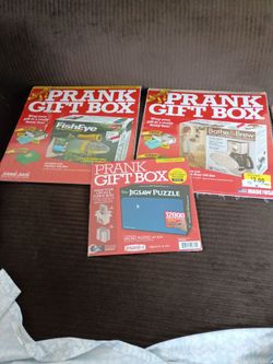 Prank gift boxes