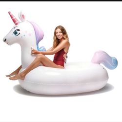 Rainbow Unicorn Pool Float