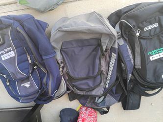 Used back packs 5 each or all for 10