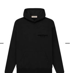ESSENTIALS HOODIES ALL BLACK