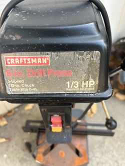 Craftsman 8 inch drill press