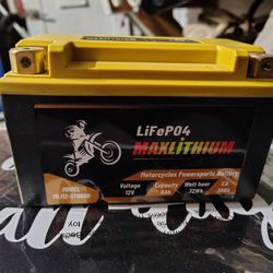 Life PO4 Max Lithium Motorcycle Power Sports Battery