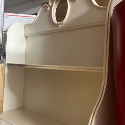 Free Hutch And Dresser 2 Piece Small With Floral Detail Ian’s Night Stand 