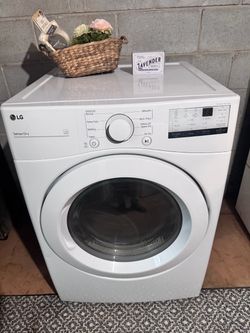 LG Sensor Dry Front Load Dryer White