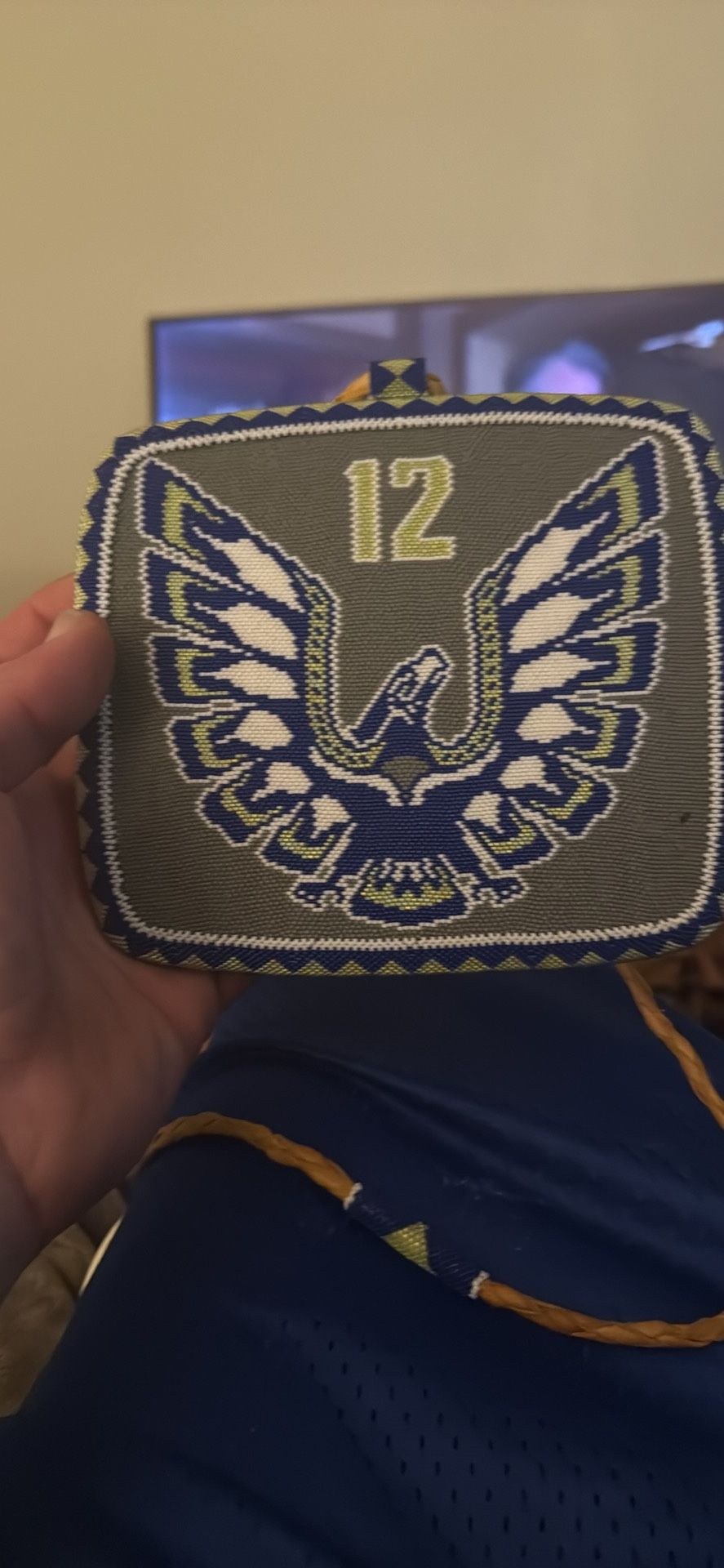 Seahawk Beaded Medallion Amazing Piece