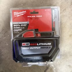 Milwaukee Red Lithium High Output 12Ah Battery