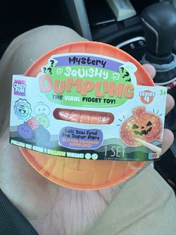 Authentic RMS Halloween Mystery Squishy Dumpling Glitter Pumpkin Edition Sealed