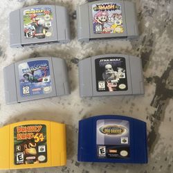 Nintendo 64 Games, See All Pictures For Individual Prices 