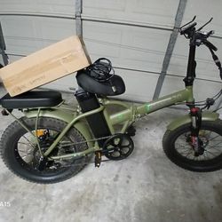 Electric Foldable Fat Tire Ebike  Customized 