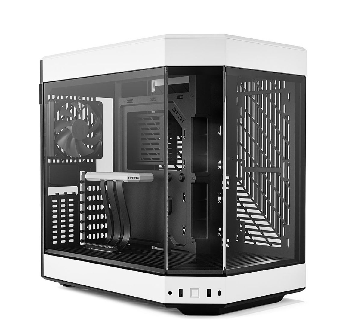 HYTE Case White CS HYTE Y60 BW Y60 MidTower ATX Tempered Glass Retail