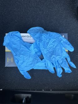 Blue Nitrile Gloves