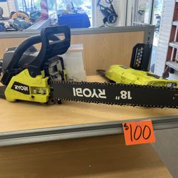 Ryobi 18 in. 38cc 2-Cycle Gas Chainsaw
