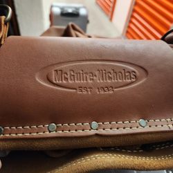 Leather Construction Belt