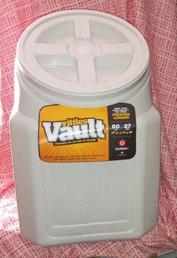 PET FOOD STORAGE CONTAINERS NEW GAMMA2 VITTLES VAULT 60Lb.