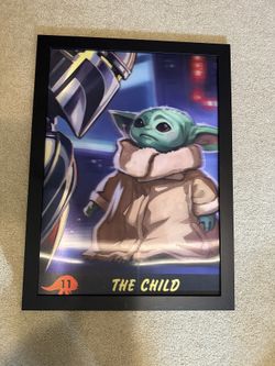 Holographic Mandalorian wall Art
