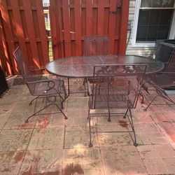 Iron balcony furniture