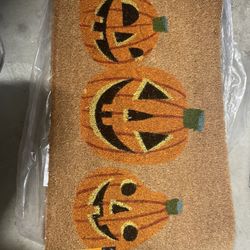 Halloween Decoration 30” x 18” Pumpkin Decorative Doorway Rugs