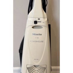 Miele S 184 Upright Vacuum Powerhouse Hepa White Works