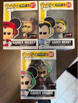 Funko Pop Disney Gamer Mickey & Minnie Bundle – GameStop Exclusives