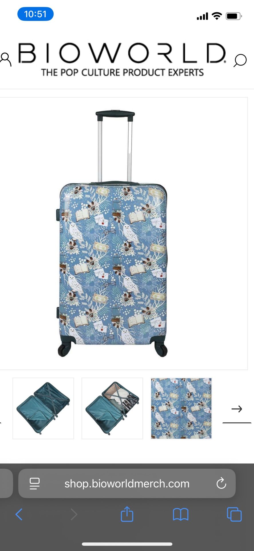 Bio world Harry Potter Suitcase