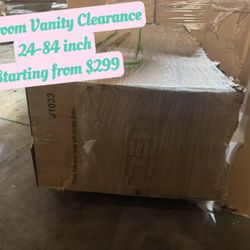 Bathroom Vanity Clearance,30-84 inch 9.513