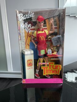 McDonalds Fun Time Barbie and Kelly Dolls