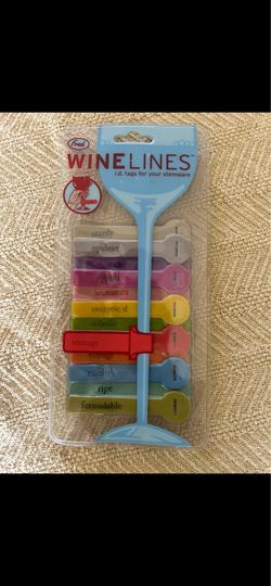 New! Stemware Wine ID tags