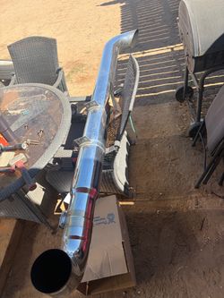 Semi truck pipe