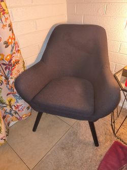 Dark Blue Accent Chair