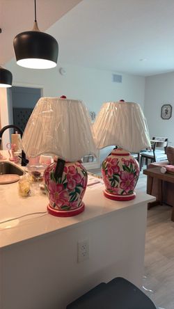 Set of 2 Rachel Zoe lamps