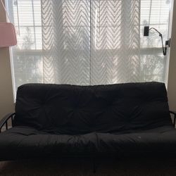 Black Futon Sofa Bed Couch