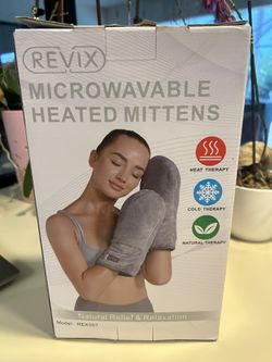 Microwavable heated Mittens NEW