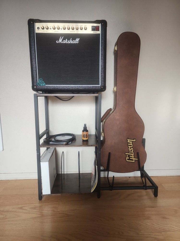 Guitar And Amp Combo! Hardcase And All!