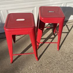 Red Stools