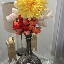 Vase - With Fake Flowers