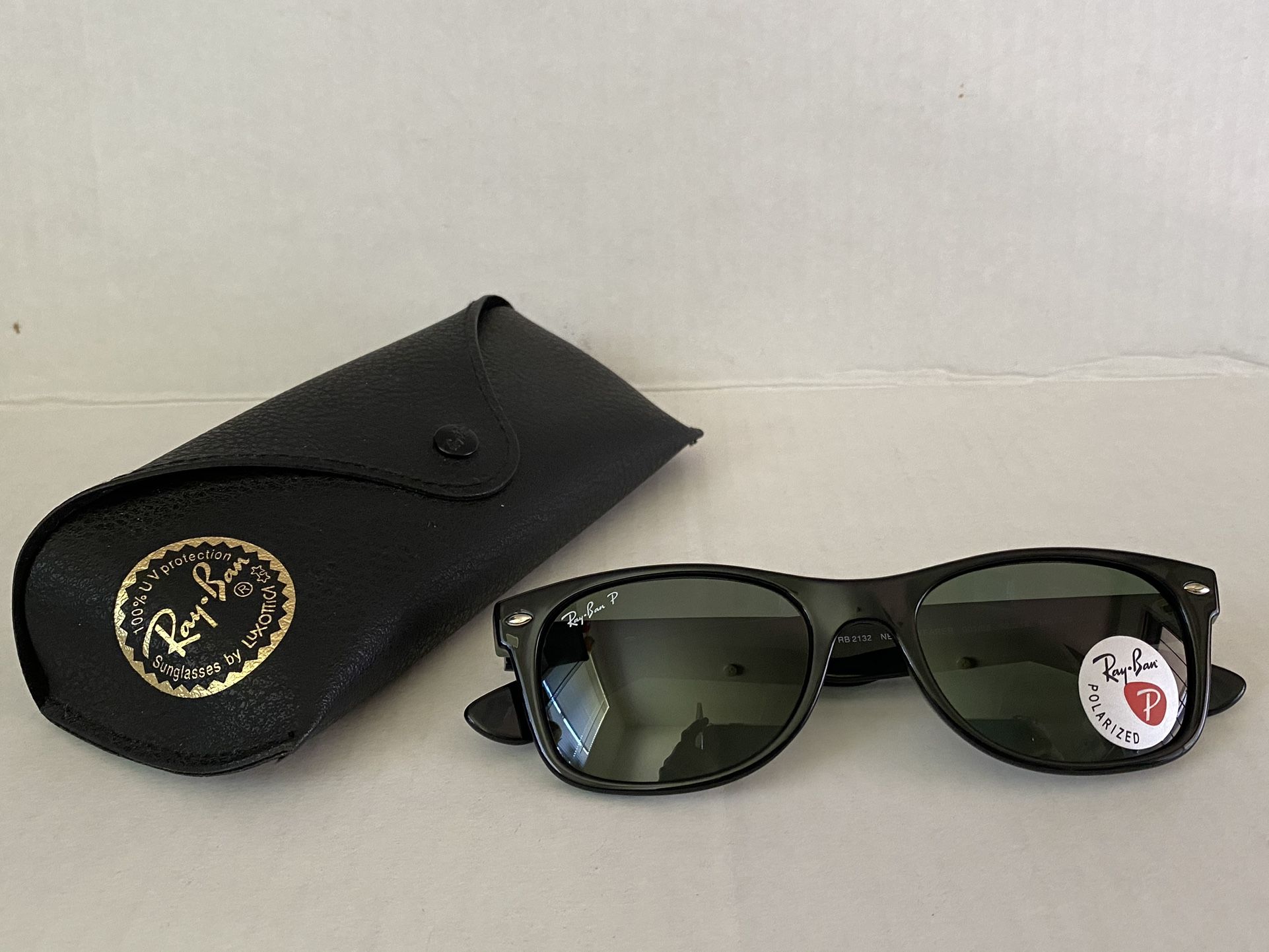 Ray Ban Sunglasses RB2132 901/58 Black/Green Classic G 15 52mm