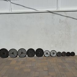 Iron Barbell Plates (Weights)
