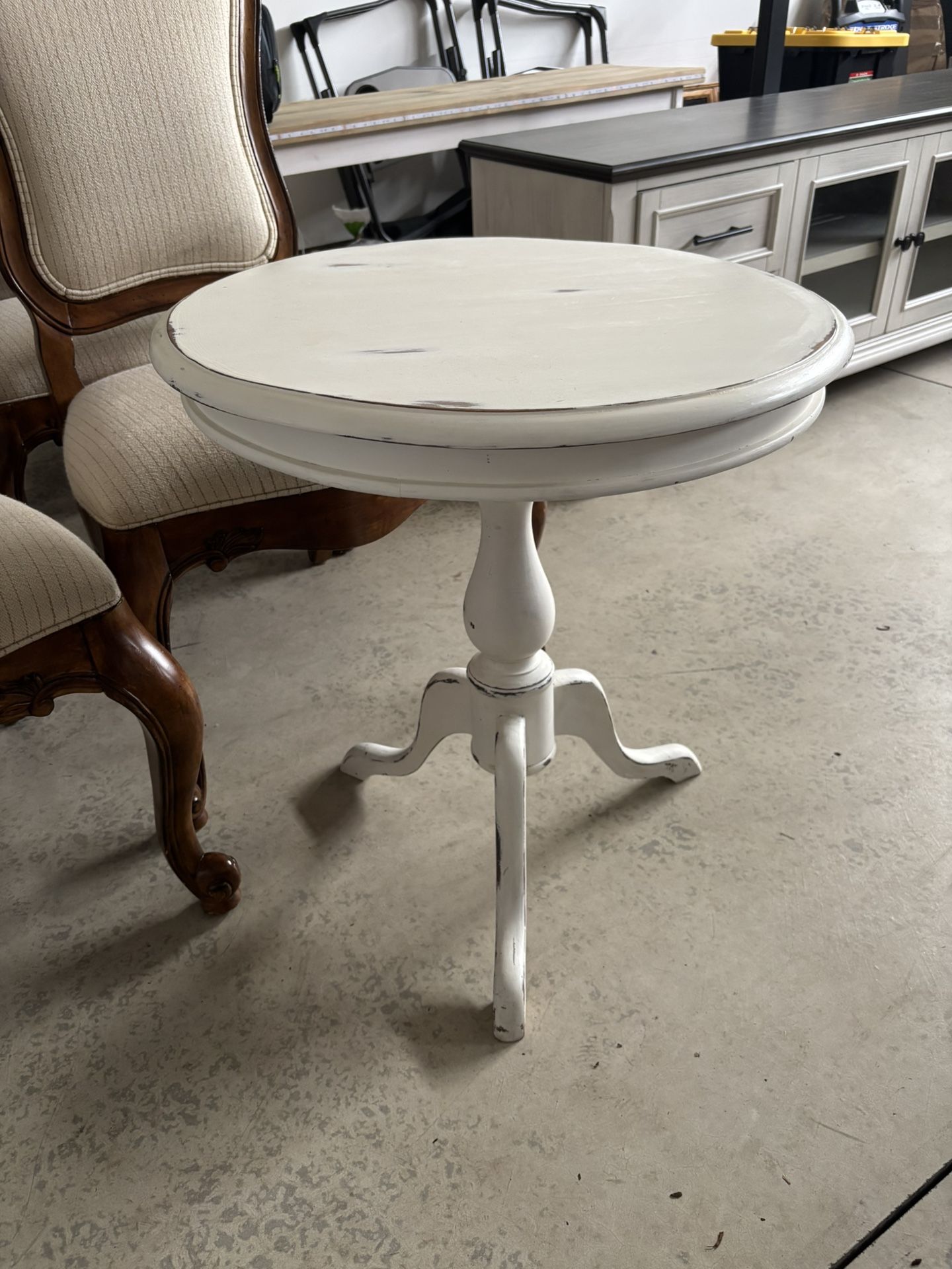 Solid Wood Round Antique Table