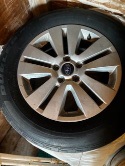 Subaru rims and tires